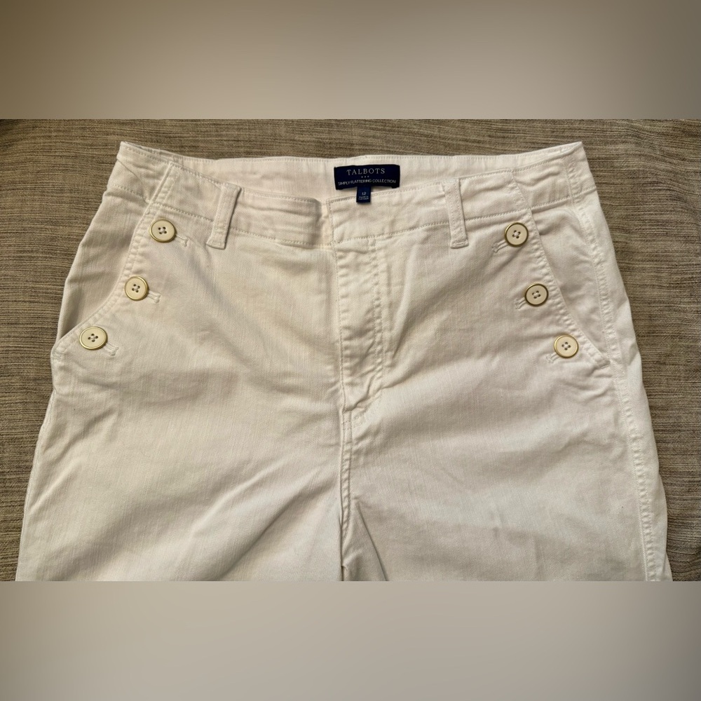 Talbots White Simply Flattering Jeans